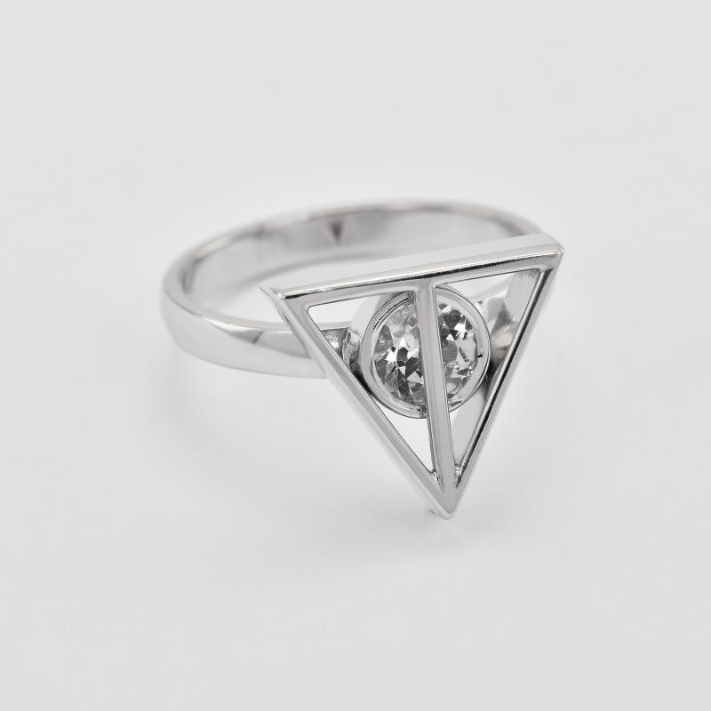 Kúzelný zlatý prsteň s diamantom 48765