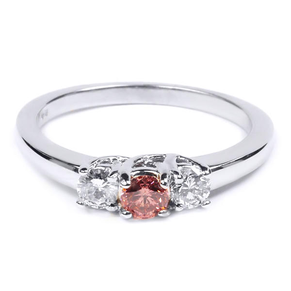 Prsteň s ružovým diamantom zlatý 53195