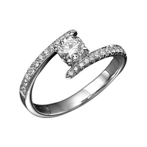 Zásnubný prsteň s diamantom Eset