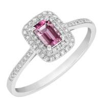 Čarokrásny prsteň s turmalínom a diamantmi Else