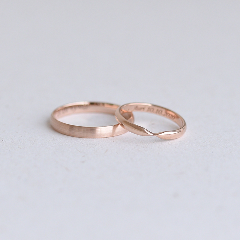 Zlaté svadobné prstene 64085