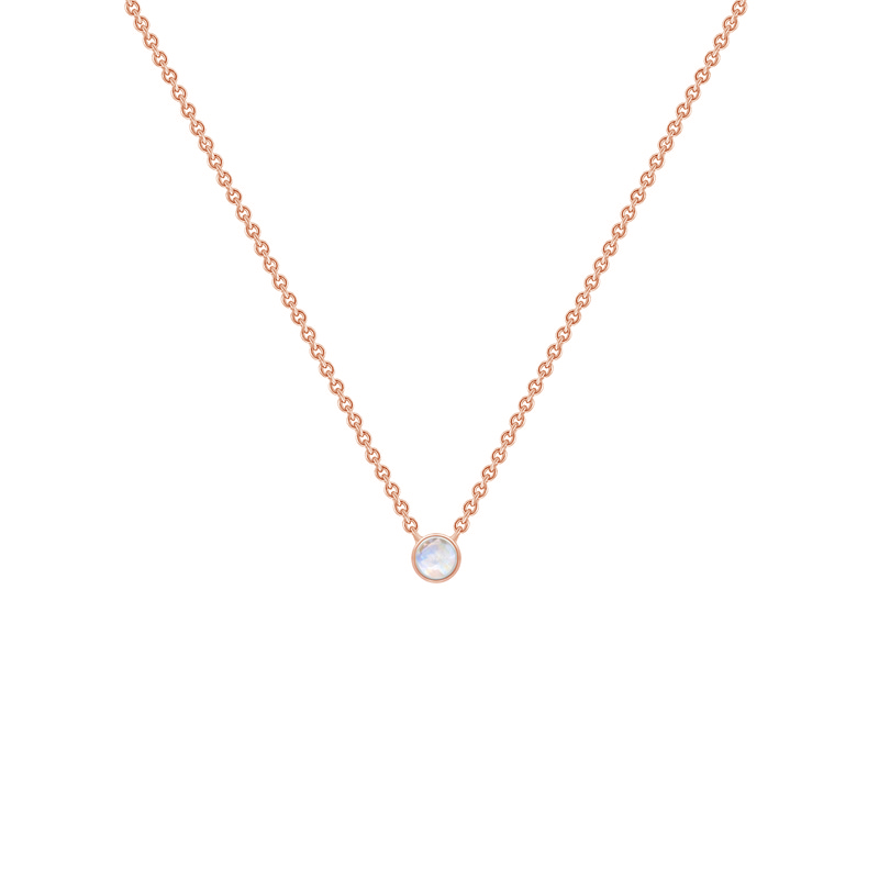 Minimalistický náhrdelník z ružového zlata 71285