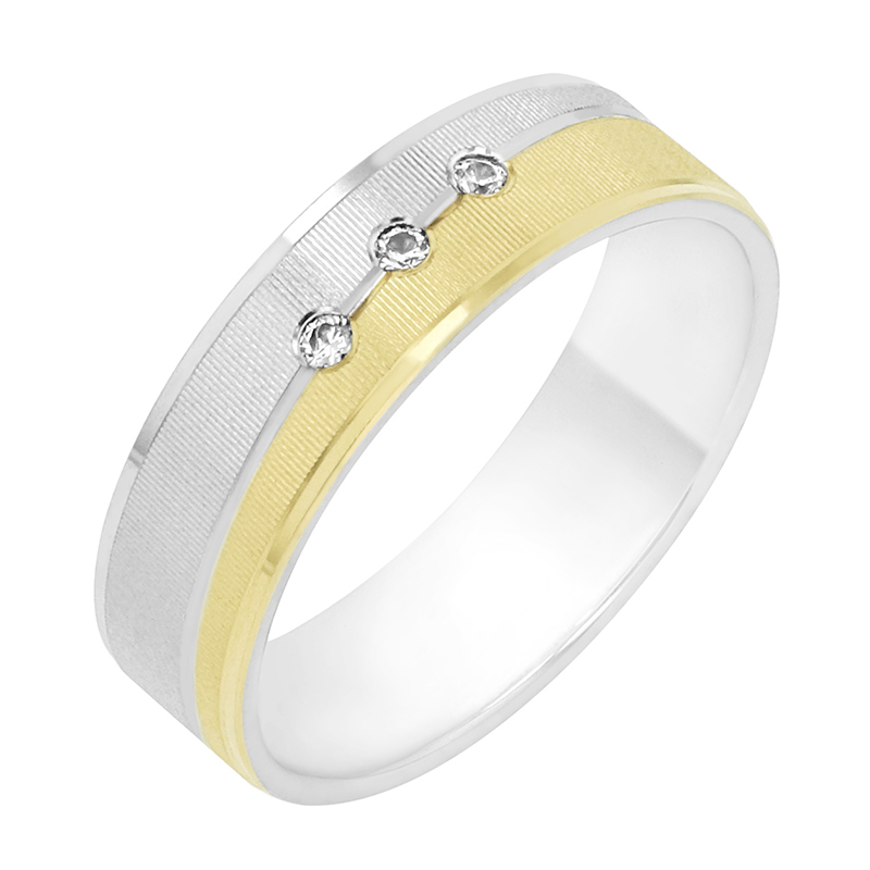 Dámský snubný prsteň s diamantmi 80395