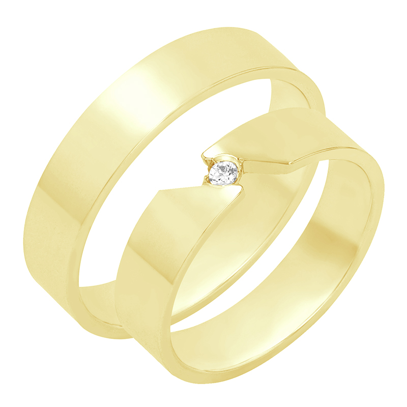 Snubné prstene zo zlata 80415