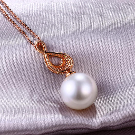 Zlatý perlový náhrdelník 10276