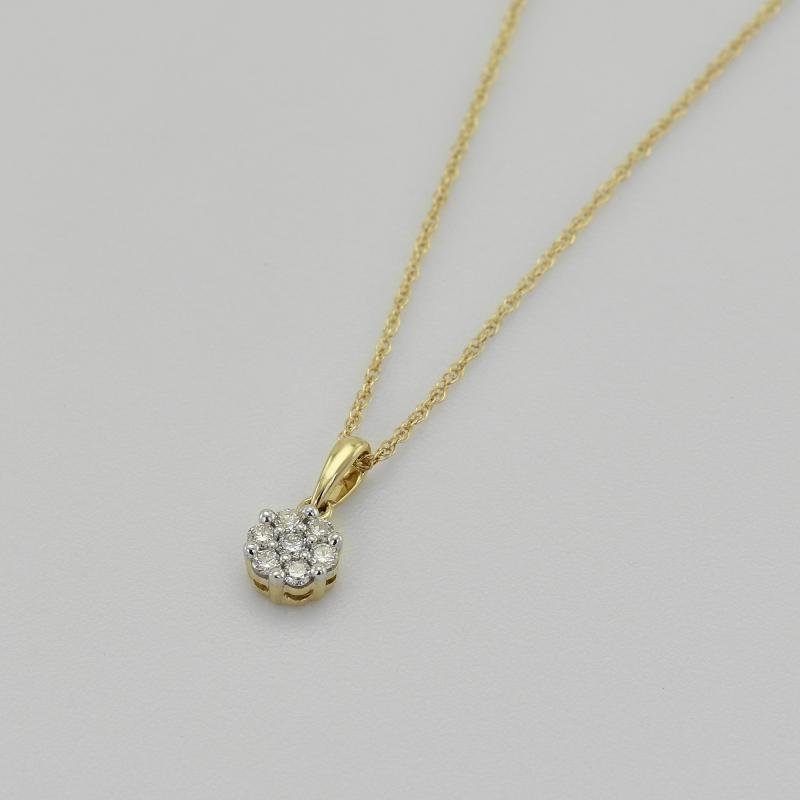 Strieborný náhrdelník s lab-grown diamantmi Hogan 104216