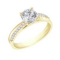 Zásnubný prsteň s diamantmi Ula
