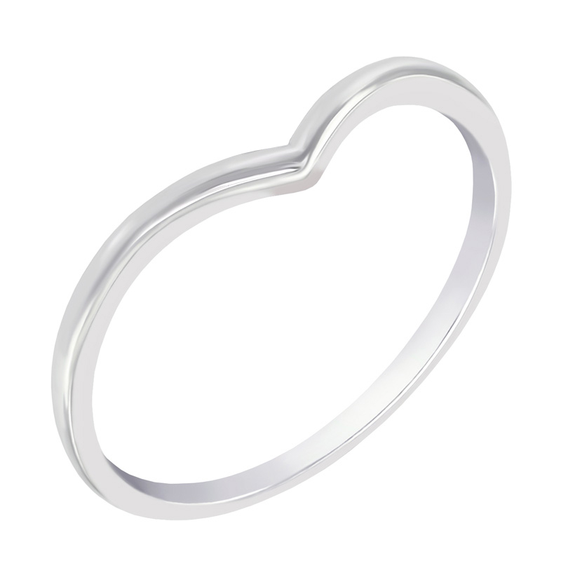 Minimalistický vykrojený prsteň Regina 117996