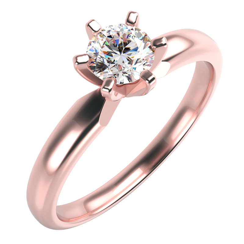 Zásnubný prsteň s diamantom Clytie 12306