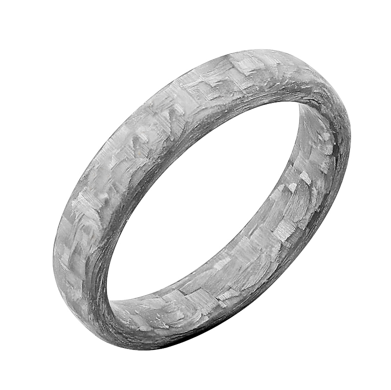 Mierne zaoblené snubné prstene z karbónu Mihol 125186