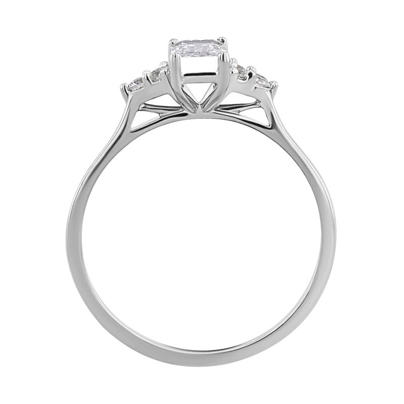 Zásnubný prsteň s emerald diamantom Rhea 125946