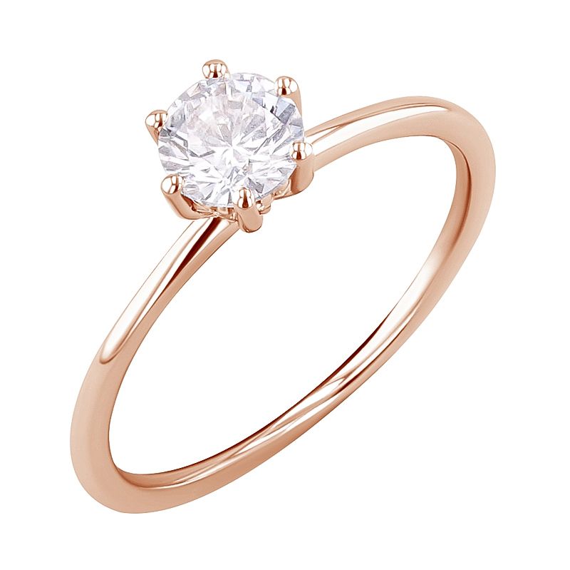 Zdobený zásnubný prsteň s diamantmi Juana