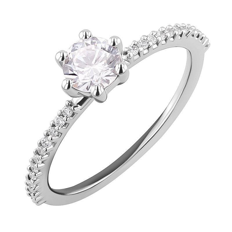 Zásnubný prsteň s lab-grown diamantmi Deloris 127536