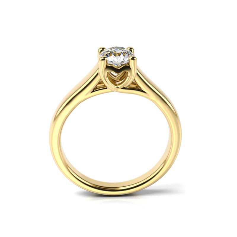 Prsteň zo žltého zlata 13926