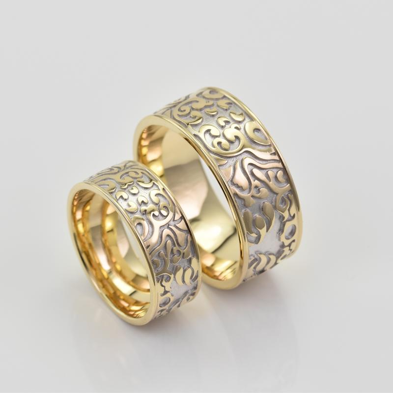Zlaté svadobné prstene 29006