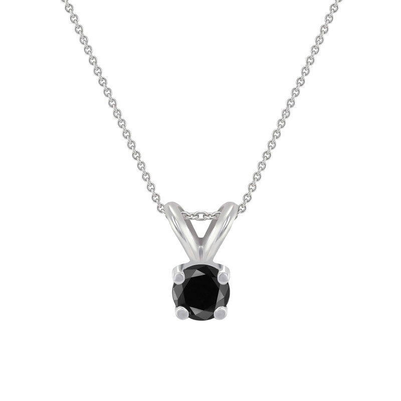 Náhrdelník s čiernym diamantom 38806