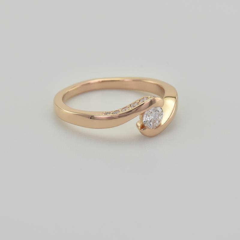 Diamantový zásnubný prsteň 38826