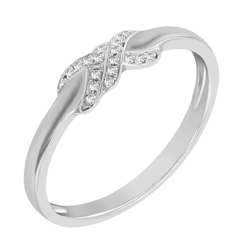 Prsteň s diamantmi 40536