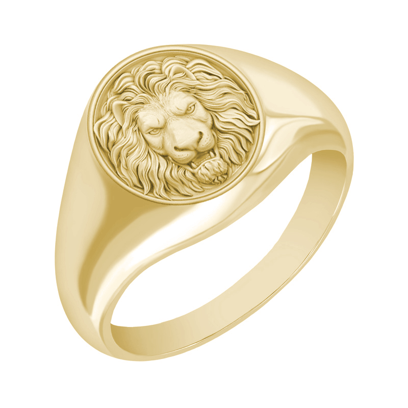 Zlatý pánsky prsteň s ručným gravírom 40746
