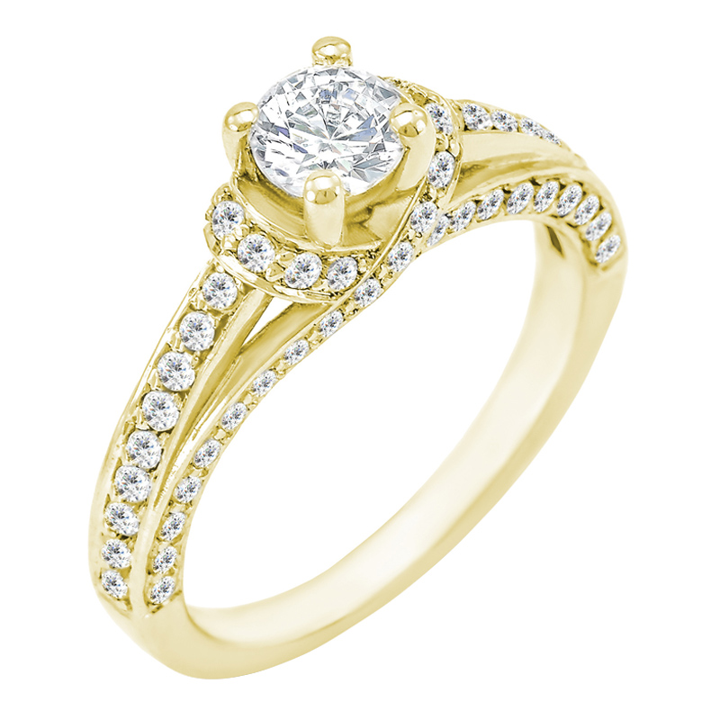 Zásnubný prsteň s diamantmi 