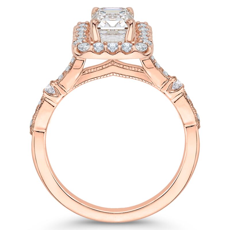 Diamantový zásnubný prsteň zo zlata 46266