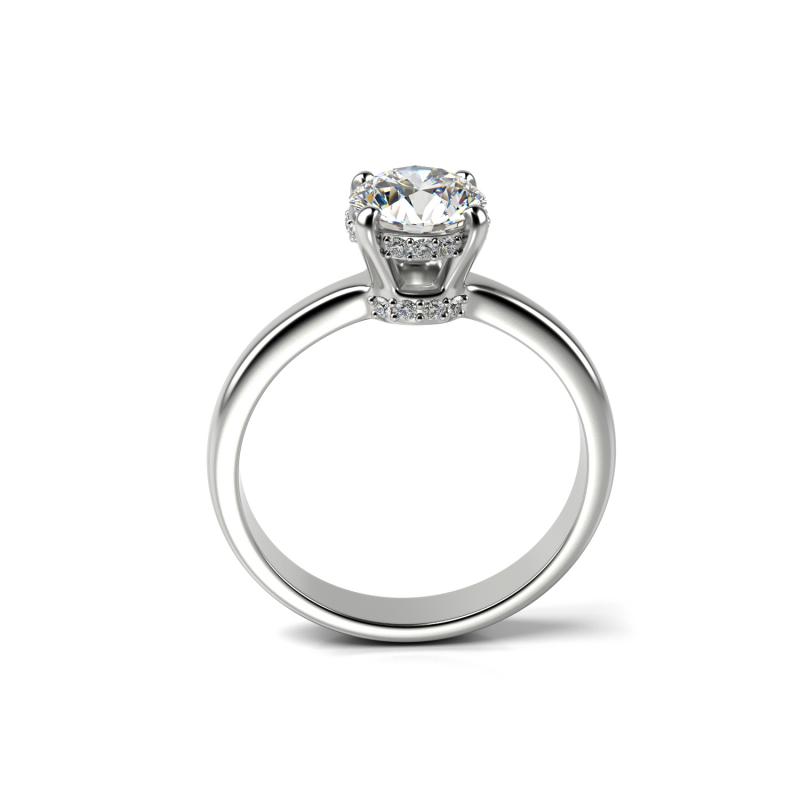 Prsteň s diamantmi 46546