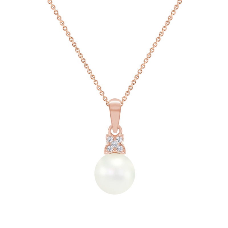 Zlatý perlový náhrdelník 48416