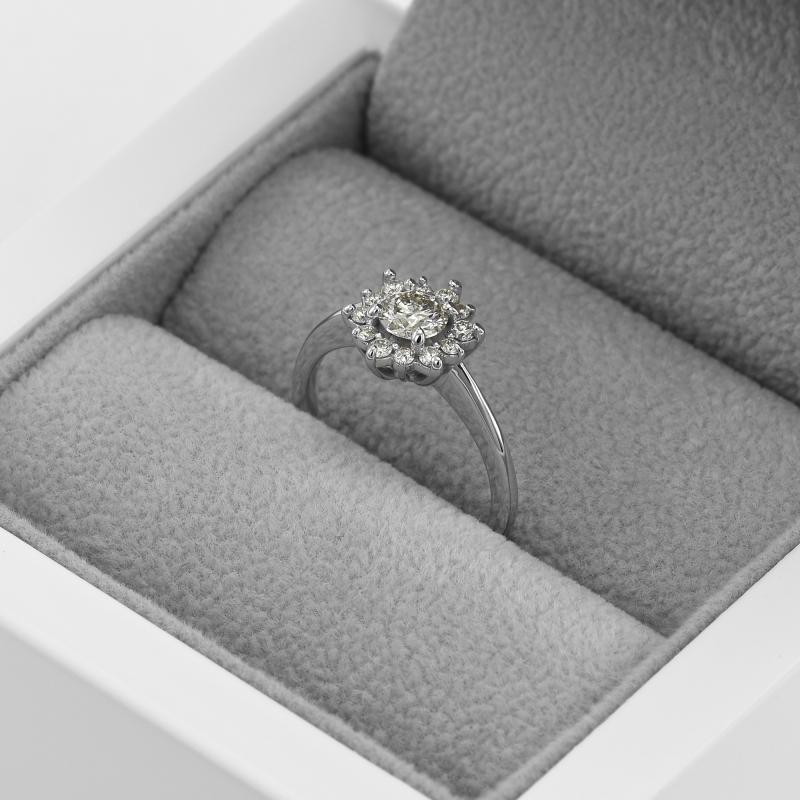 Zásnubný prsteň s diamantmi 49946