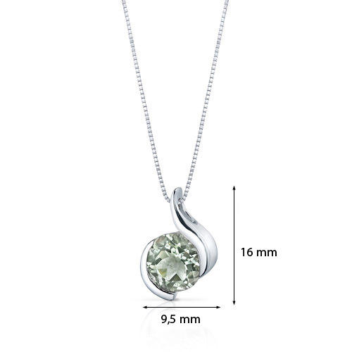 Ametystový náhrdelník v striebornom náhrdelníku Divi 5466