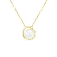 Zlatý perlový náhrdelník Brettanie