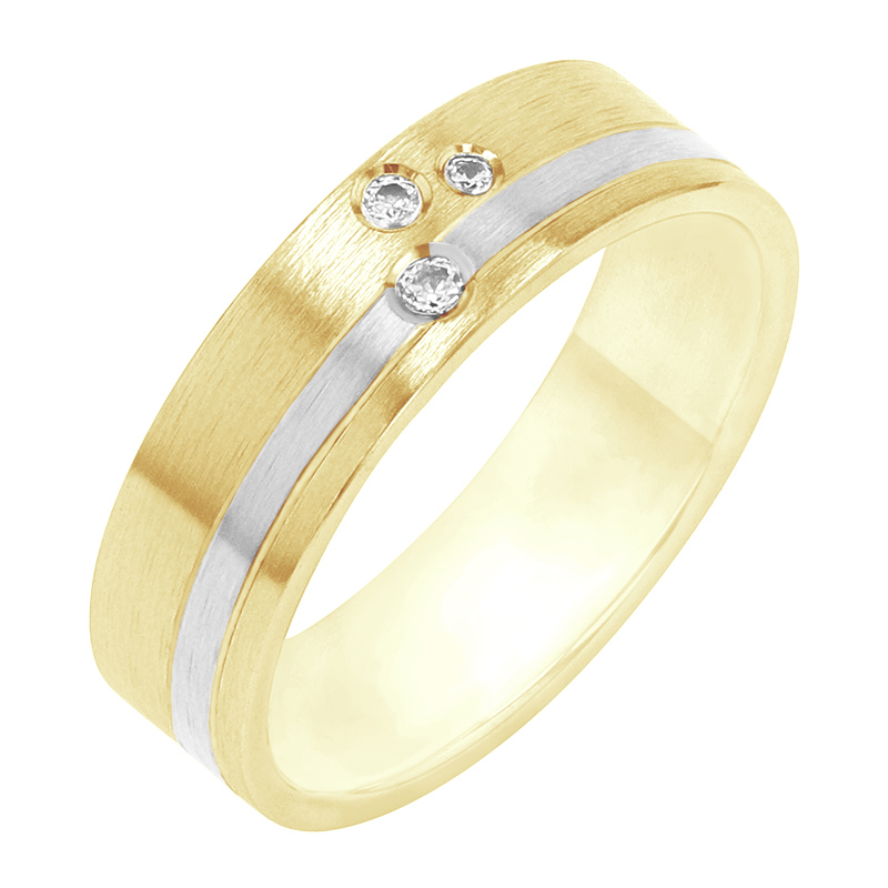 Dámský snubný prsteň zo zlata 80476