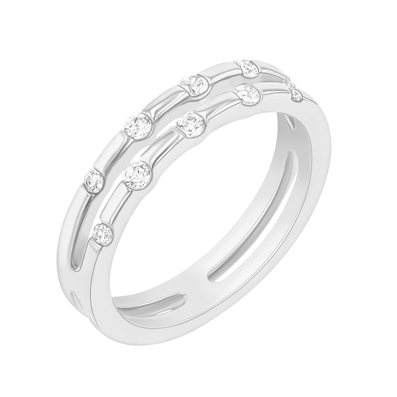 Elegantný diamantový prsteň 91986