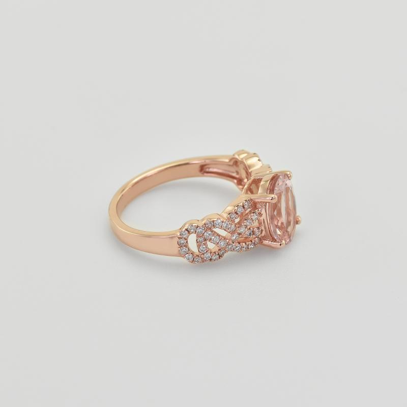 Prsteň z ružového zlata Mia 9956