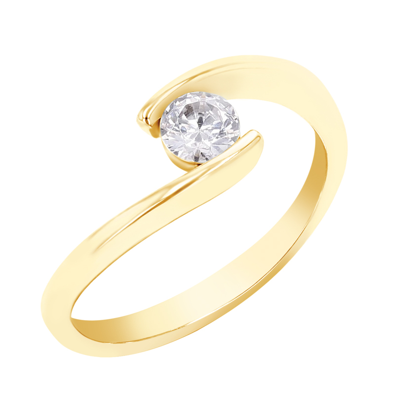 Zásnubný prsteň s diamantom Petrea 101157