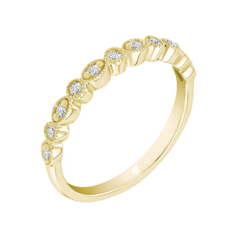 Eternity prsteň s lab-grown diamantmi a pánsky komfortný prsteň Chikita 102287