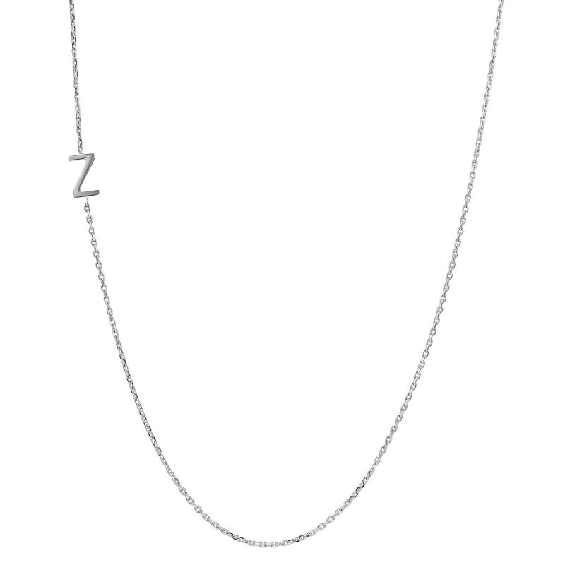 Strieborný náhrdelník s písmenom vašej voľby Iver