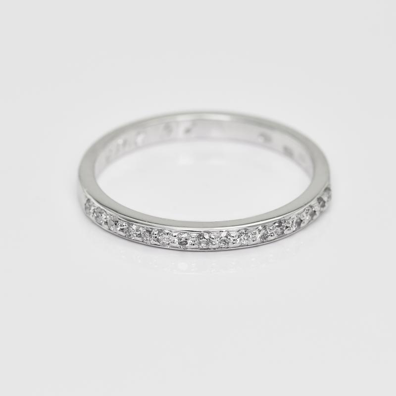 Eternity prsteň s moissanitmi a pánsky komfortný svadobný prsteň Galindo 105367