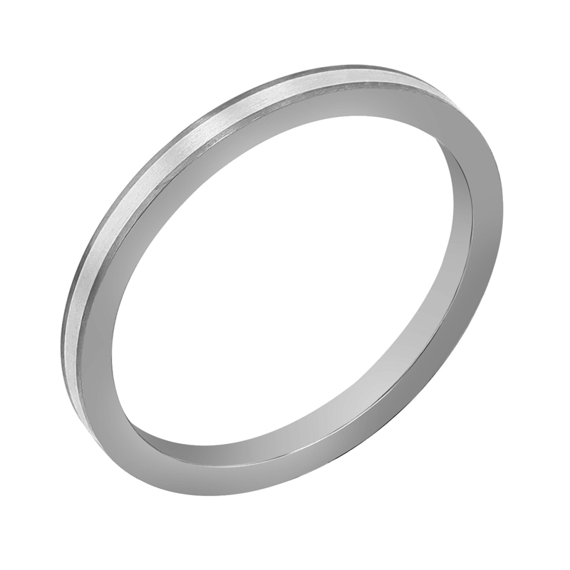 Snubné prstene z titánu a striebra Arif 108527