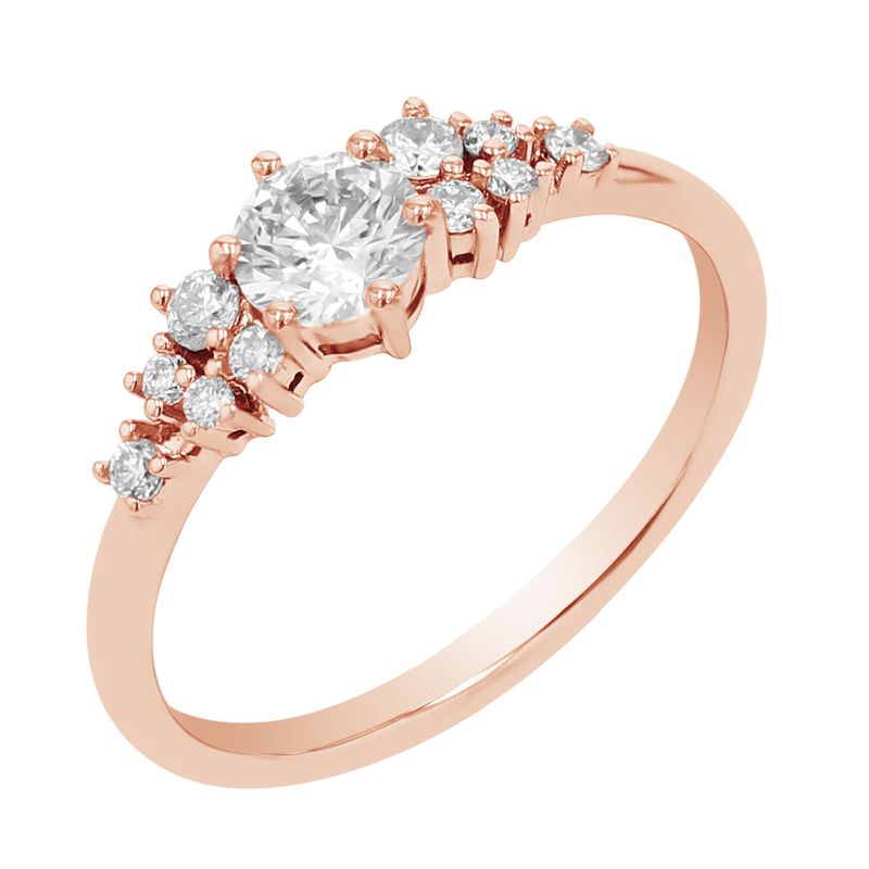 Romantický zásnubný set prsteňov s diamantmi Wise 109167