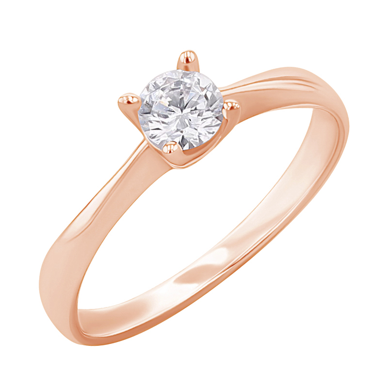 Zásnubný prsteň s diamantom Clarita 122017