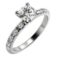 Zásnubný prsteň s diamantmi Mae