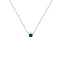 Minimalistický náhrdelník s tsavorit granátom Vieny