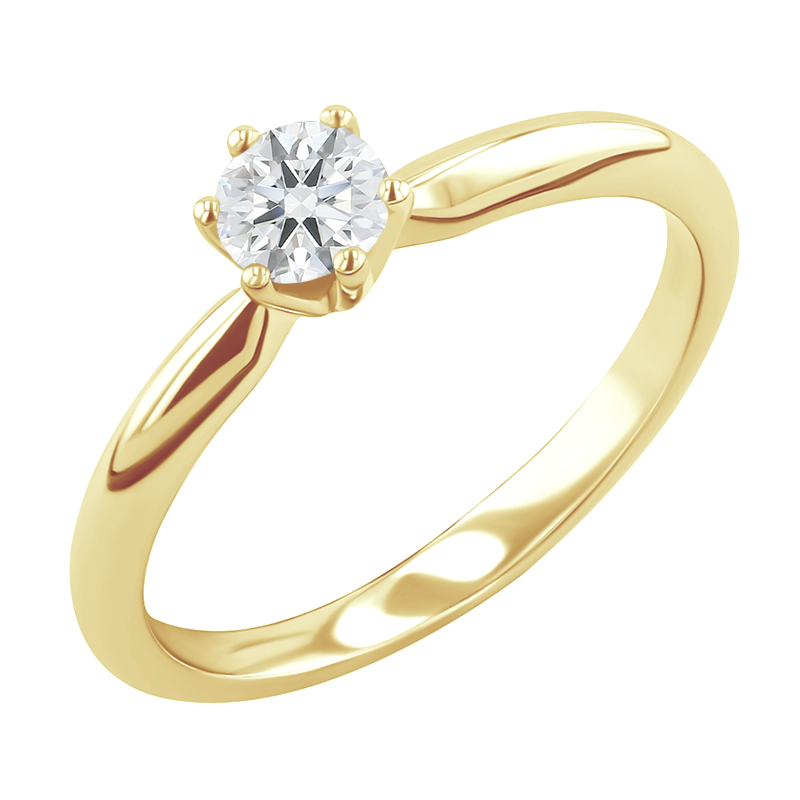 Zásnubný prsteň s diamantom Clytie 125597