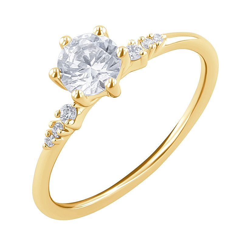 Zásnubný prsteň s lab-grown diamantmi Janyne 127417