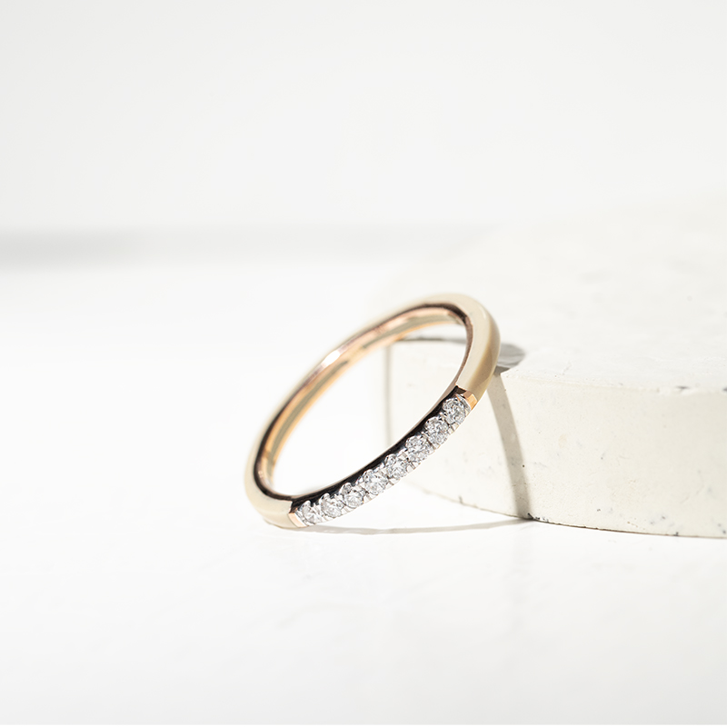 Keramický prsteň s diamantmi Velia 127547