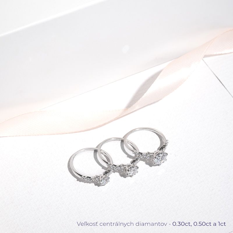 Set prsteňov s možnosťou výberu lab-grown diamantu Londie 128087