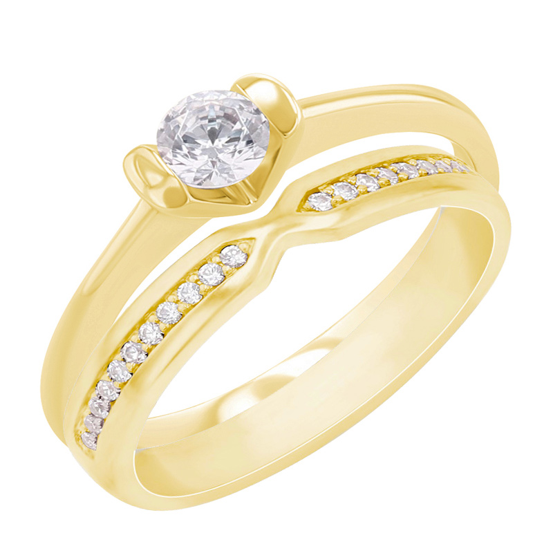 Set prsteňov s možnosťou výberu diamantu Celeste 132717