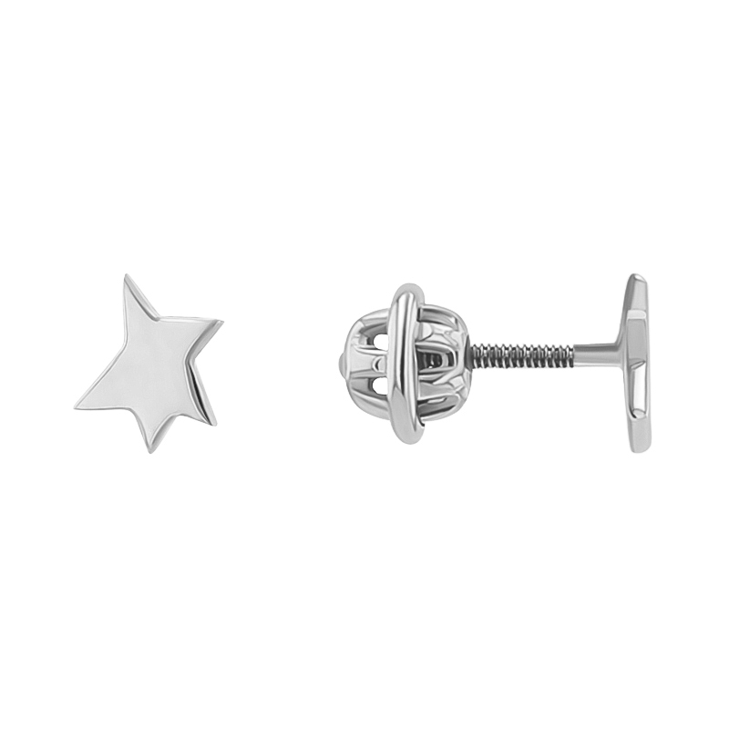 Skrutkovacie náušnice v tvare hviezdičiek Malý princ 135507