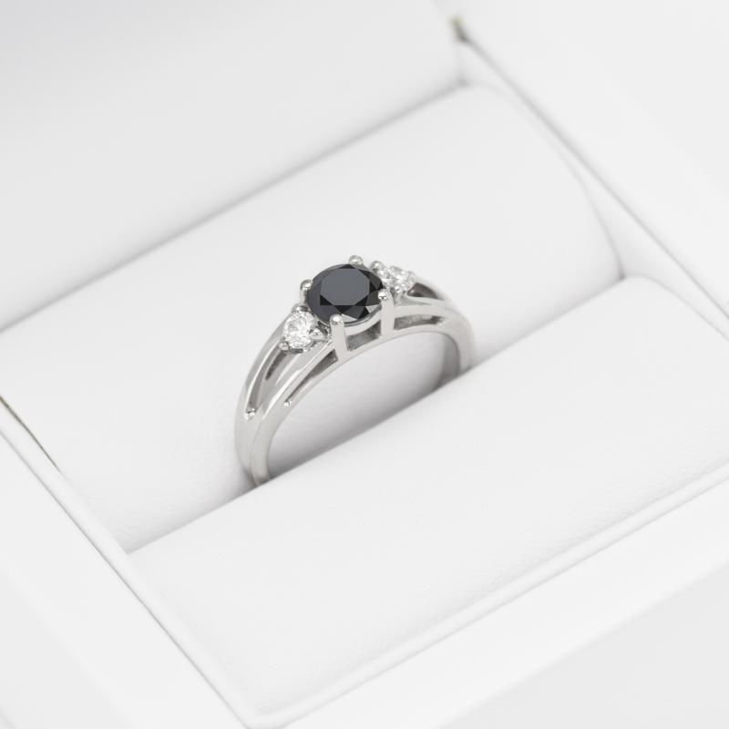 Diamantový platinový prsteň 23617