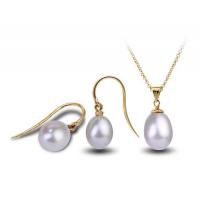 Zlatá perlová kolekcia s 9-9.50mm perlami Donna